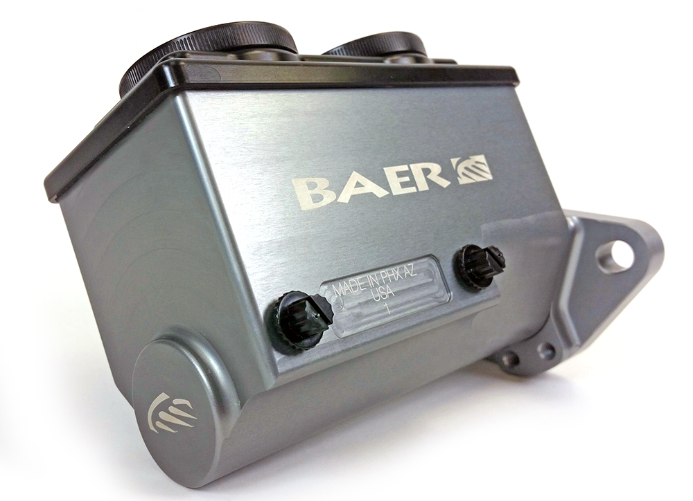 ReMaster Master Cylinder 1in Bore Left Port Gray Brake Master Cylinder Baer Brake Systems