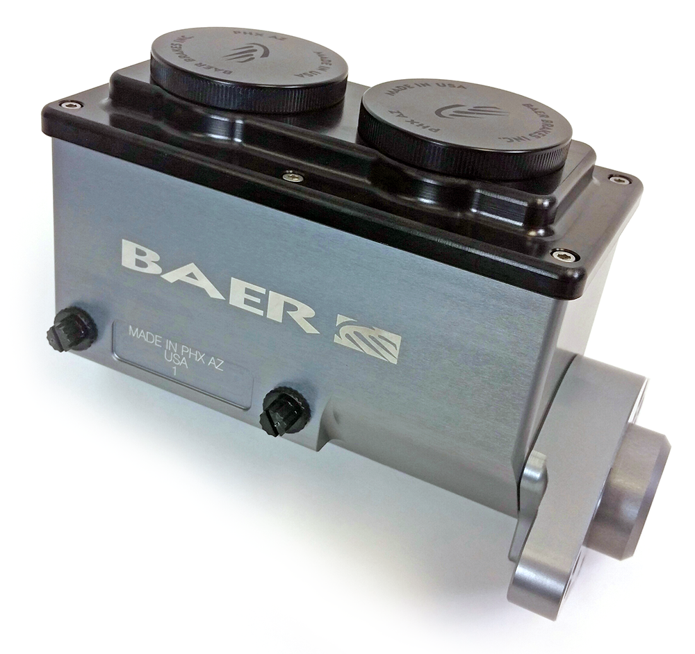 ReMaster Master Cylinder 1in Bore Left Port Gray Brake Master Cylinder Baer Brake Systems