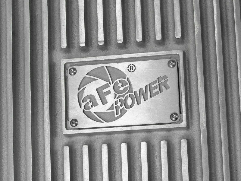 aFe Transmission Pan (Raw); Ford Trucks 6R140 11-14 V8-6.7L (td) Diff Covers aFe