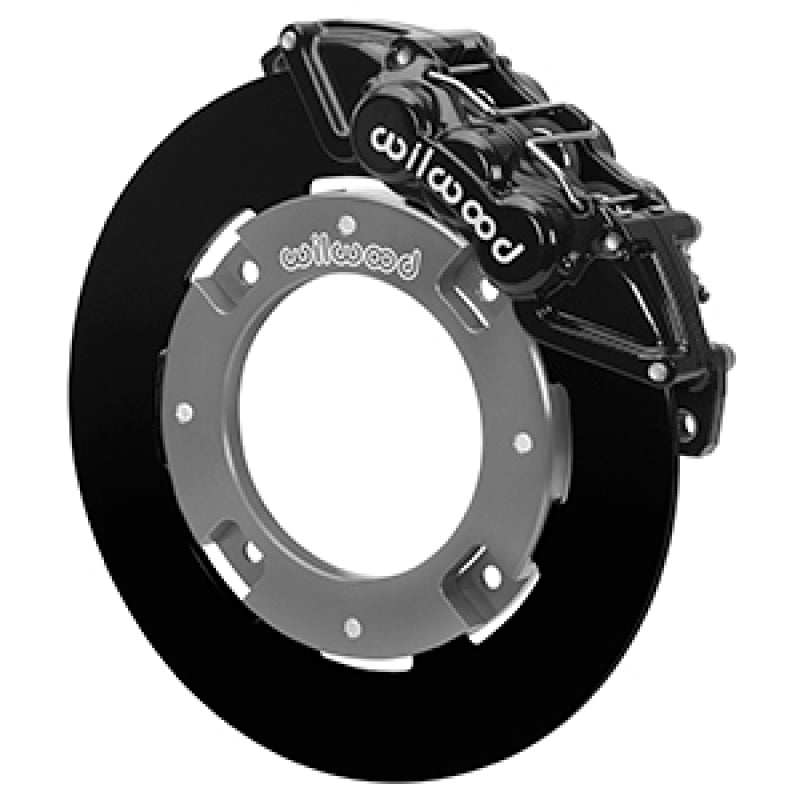 Wilwood 17-21 Can-Am X3RS Black 6-Piston Front Kit 11.25in - Undrilled Rotors Brake Kits - Performance Drill Wilwood