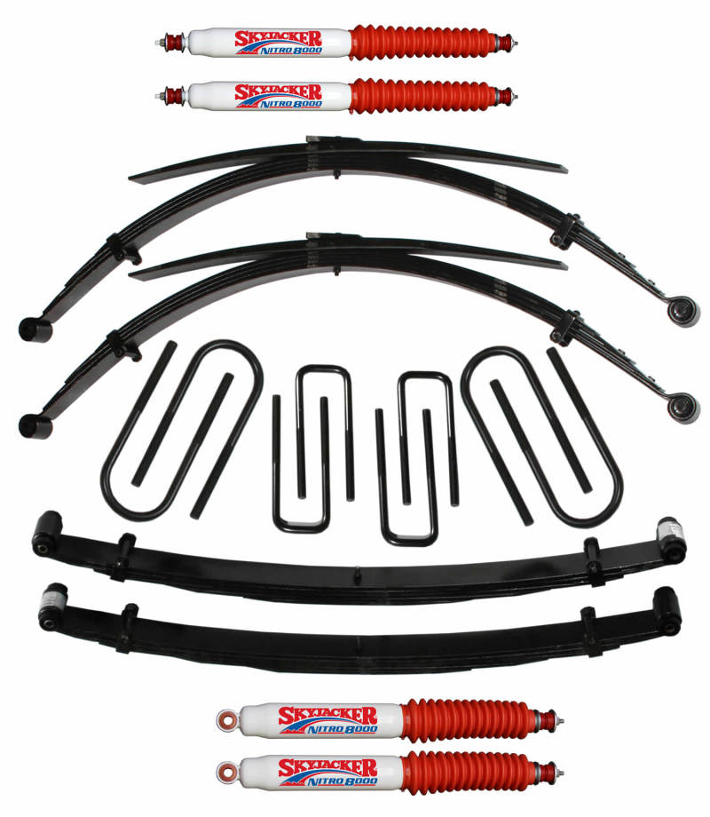 Skyjacker 4" 77.5-79 F250 SYSTEM Leaf Springs & Accessories Skyjacker