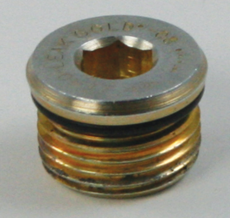 Moroso Drain Plug w/O-Ring -8An 3/4in-16 - Magnetic - Single Hardware - Singles Moroso