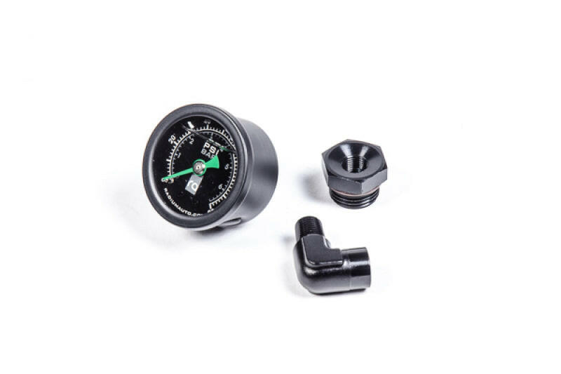 Radium Engineering 08-17 Subaru WRX STI Fuel Pressure Gauge w/ 8AN ORB Adapter Fuel Pressure Regulators Radium Engineering