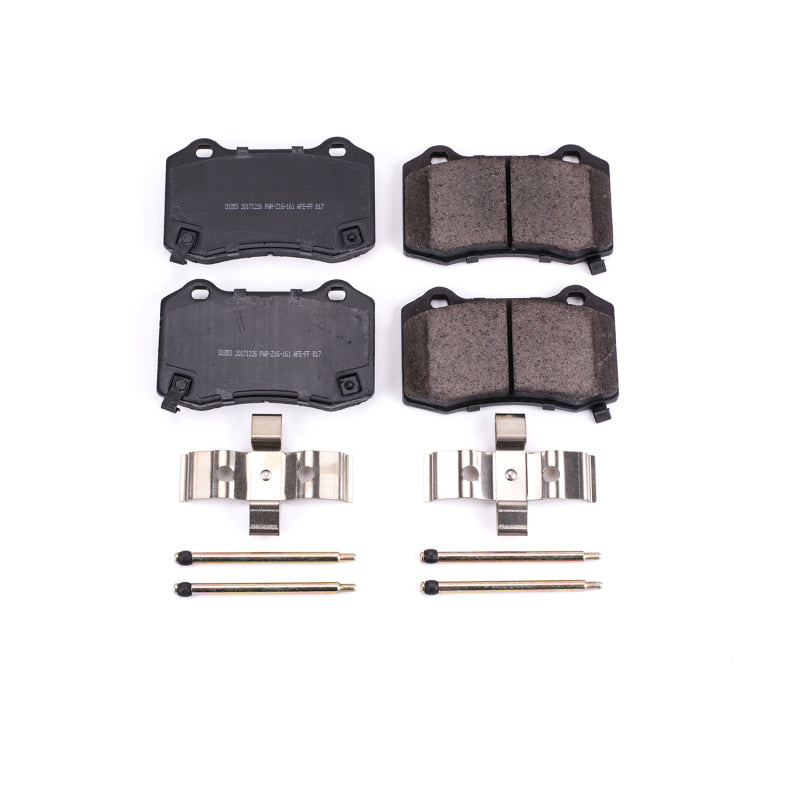 Power Stop 04-07 Cadillac CTS Rear Z17 Evolution Ceramic Brake Pads w/Hardware Brake Pads - OE PowerStop