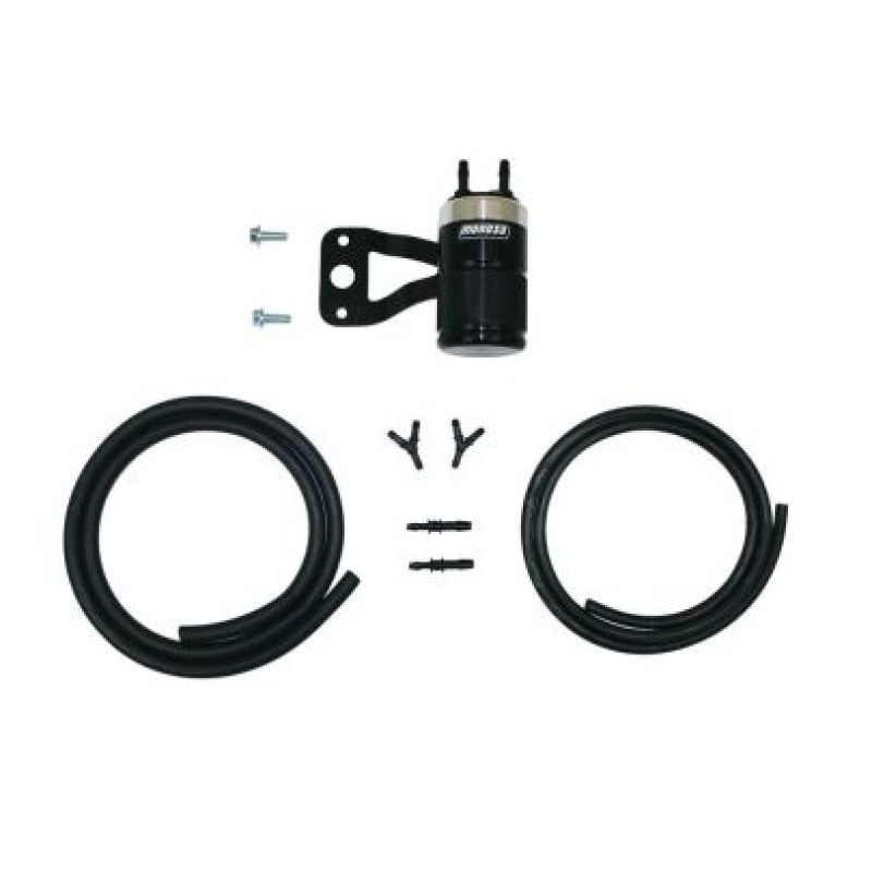 Moroso Harley-Davidson Milwaukee 8/Touring Models (w/Stk Air Cleaner) Air Oil Separator-Blk & Polish Oil Separators Moroso