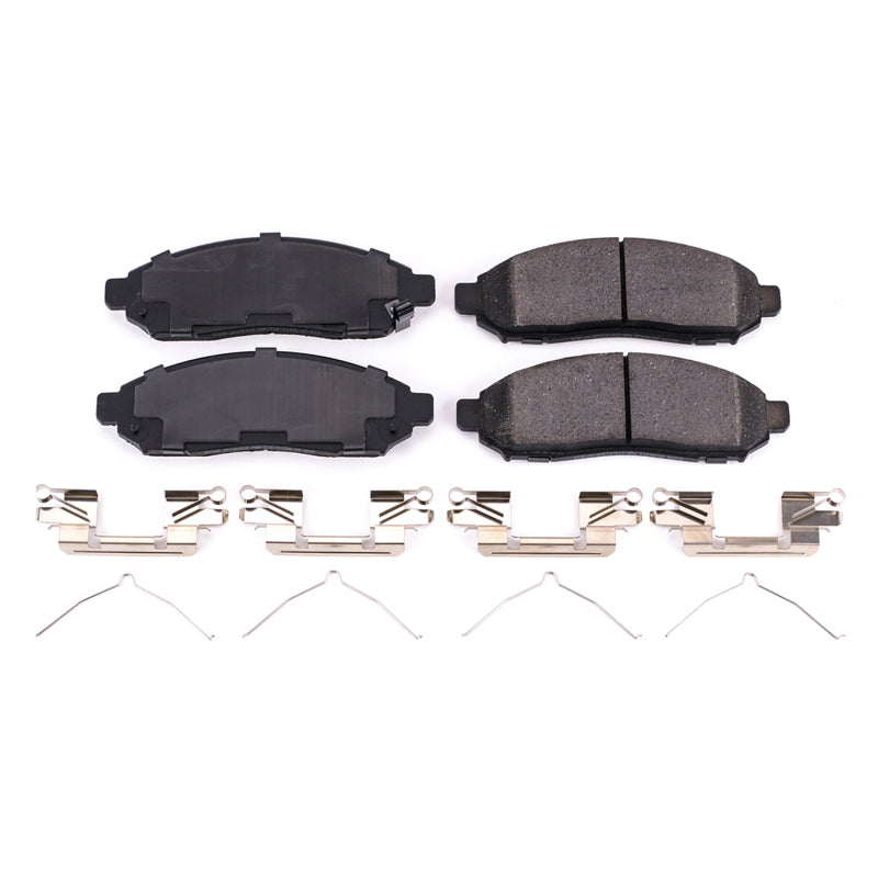 Power Stop 16-18 Chevrolet City Express Front Z17 Evolution Ceramic Brake Pads w/Hardware Brake Pads - OE PowerStop