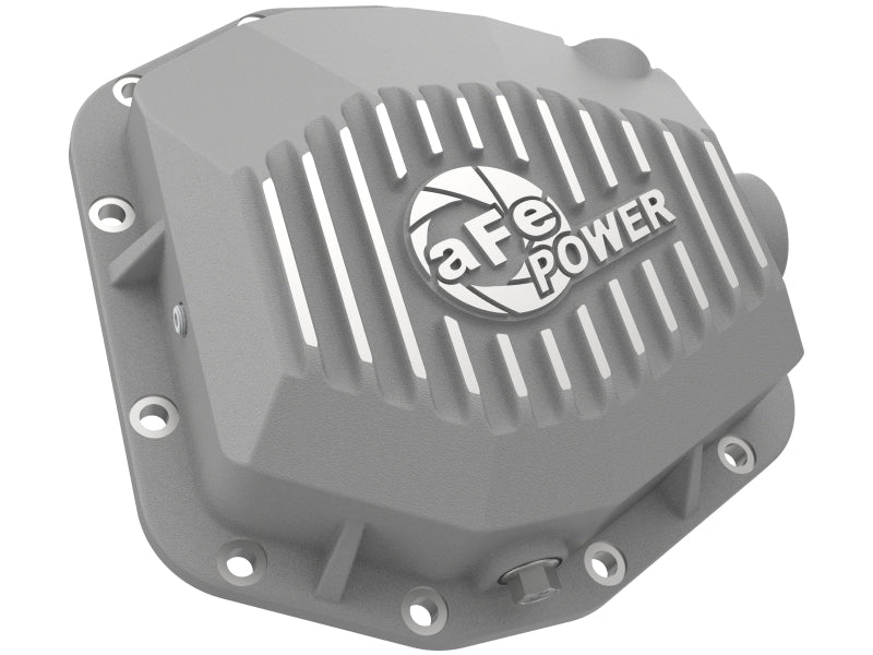 aFe Street Series Rear Differential Cover Raw w/Machined Fins 20+ Jeep Gladiator JT (Dana M220) Diff Covers aFe