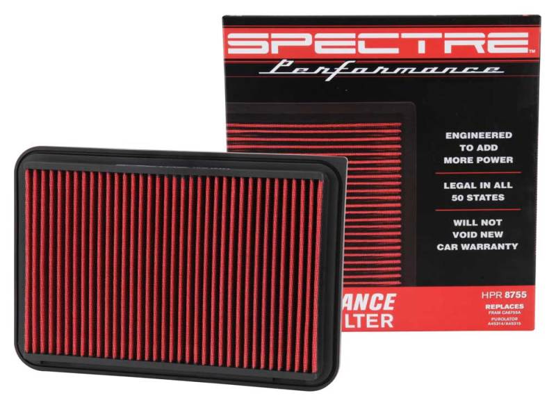 Spectre 14-17 Toyota Camry 2.5L L4 F/I Replacement Panel Air Filter Air Filters - Drop In Spectre