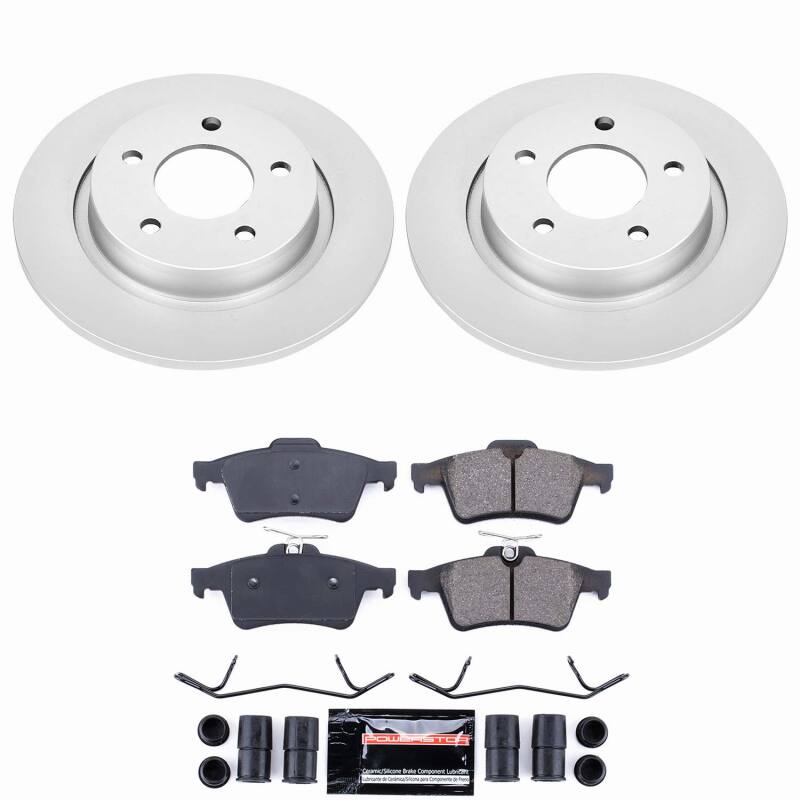 Power Stop 04-13 Mazda 3 Rear Z23 Coated Brake Kit Brake Kits - Performance D&S PowerStop