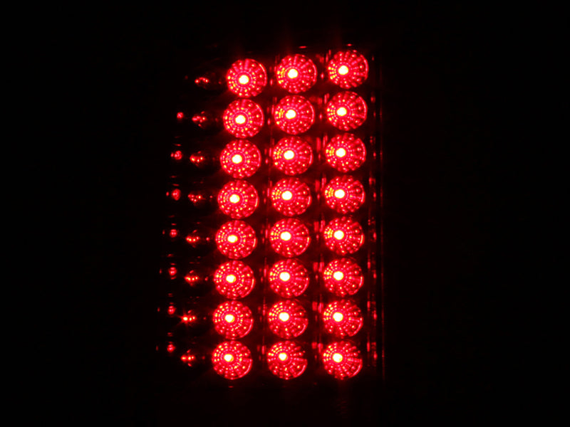 ANZO 2008-2015 Ford F-250 LED Taillights Red/Clear Tail Lights ANZO