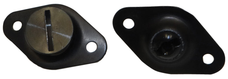 Moroso Quick Fastener - Self Ejecting - 5/16in x .450in - Aluminum - Black - 10 Pack Fittings Moroso