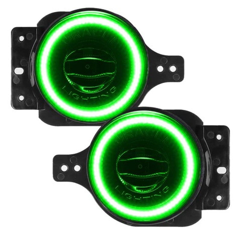 Oracle Jeep Wrangler JL/Gladiator JT Sport High Performance W LED Fog Lights - Green Fog Lights ORACLE Lighting