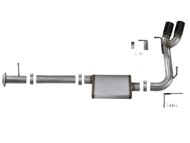 aFe MACH Force-Xp 3in 409 SS Cat-Back Exhaust w/ Black Tips 17-18 GM Colorado/Canyon V6-3.6L Catback aFe