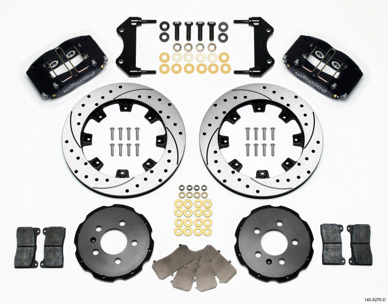 Wilwood Dynapro Radial Front Kit 12.19in Drilled 99-03 Jetta IV & Golf IV Big Brake Kits Wilwood