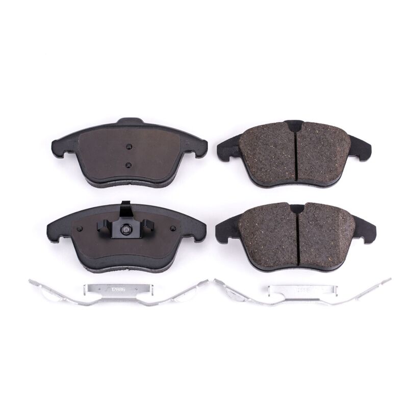 Power Stop 08-12 Land Rover LR2 Front Z17 Evolution Ceramic Brake Pads w/Hardware Brake Pads - OE PowerStop