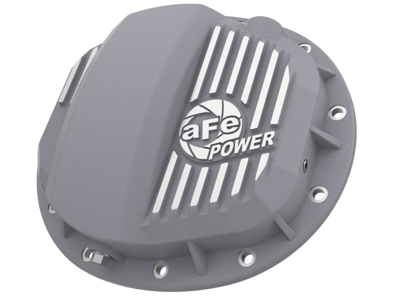 aFe Pro Series GMCH 9.5 Rear Diff Cover Raw w/ Machined Fins 19-20 GM Silverado/Sierra 1500 Diff Covers aFe