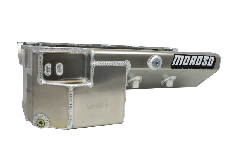 Moroso Chevrolet Big Block Mark IV (w/-16An External Pick Up) Wet Sump 6-7qt 8in Aluminum Oil Pan Oil Pans Moroso