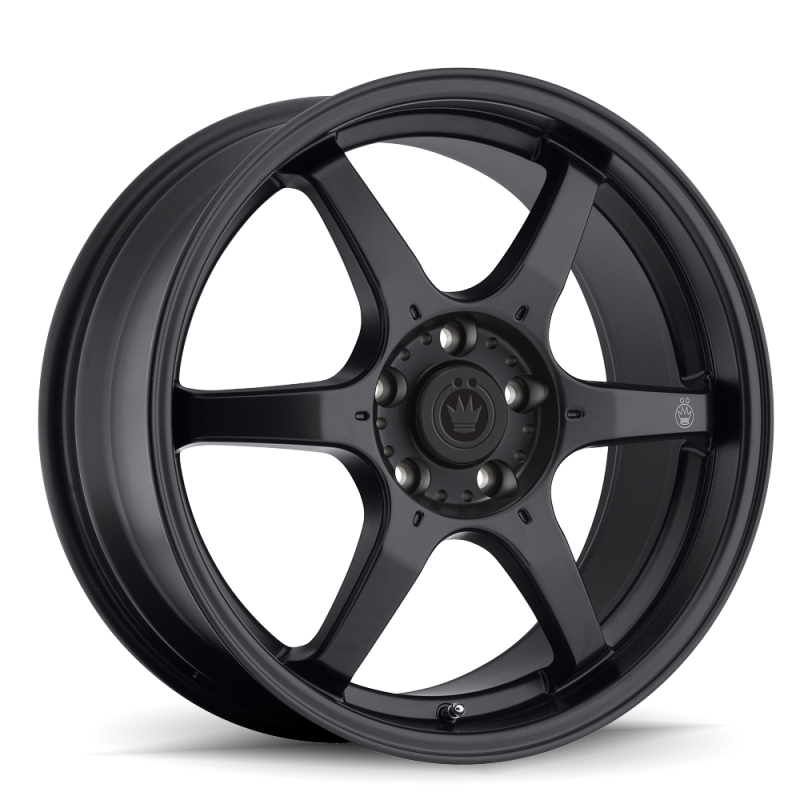 Konig Backbone 16x7 4x100 ET40 Matte Black Milling Logo on Spoke Wheels - Cast Konig