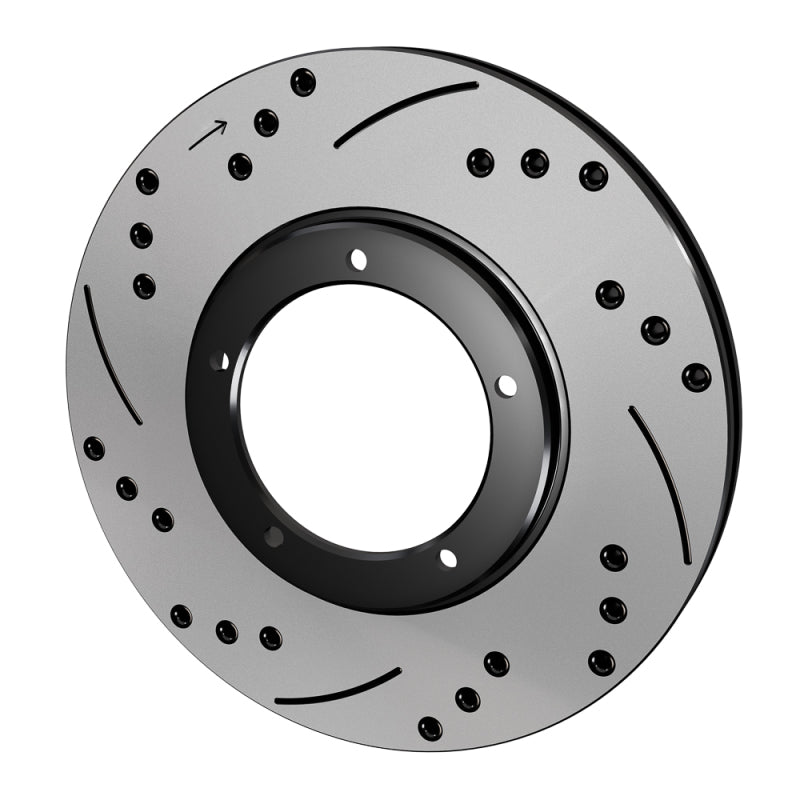 Wilwood ROTOR1110-095DR421-044LNEXXXXL 5X4.961 SRP black Brake Rotors - 2 Piece Wilwood