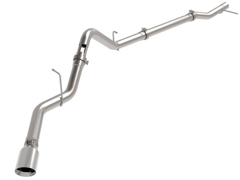 aFe 23-24 GM Trucks L6 Large Bore-HD 3 IN 409 Stainless Steel DPF-Back Exhaust System w/Polished Tip DPF Back aFe