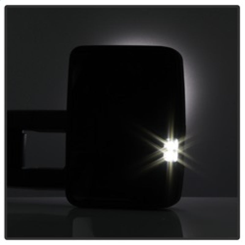 xTune Chevy Silverado 99-02 G2 Heated Amber LED Signal Telescoping Mirrors MIR-CS99S-G2-PWH-AM-SET Side Mirrors SPYDER