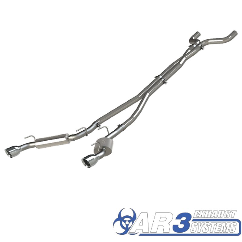 QTP 2014-2015 Chevrolet Camaro SS 6.2L QTP AR3 Cat Back Catback QTP