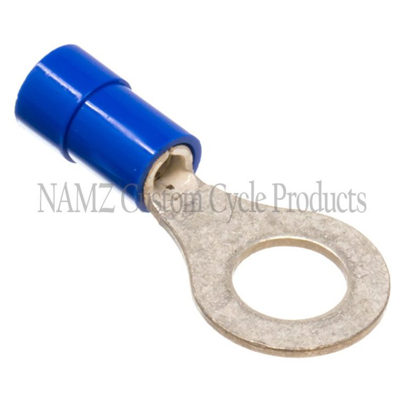 NAMZ PVC Ring Terminals .25in. / 16-14g (25 Pack) Wiring Connectors NAMZ