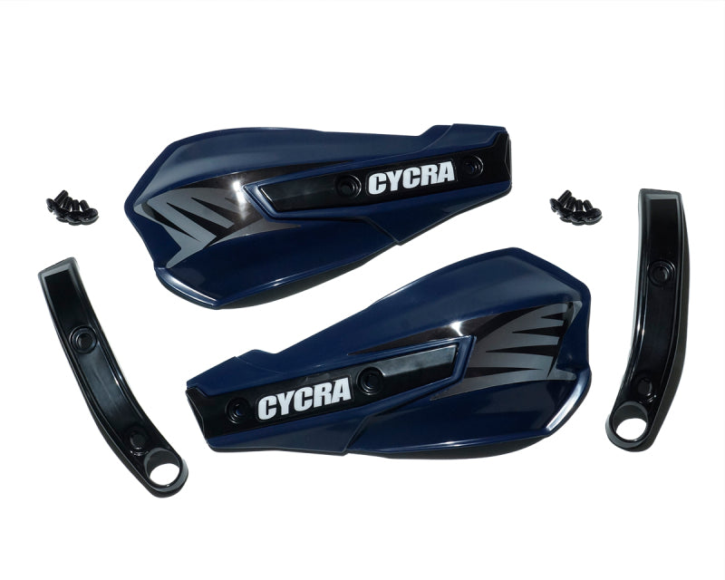 Cycra Vortex Replacement Hand Shields w/Abrasion Guards - Husky Blue Hand Guards Cycra