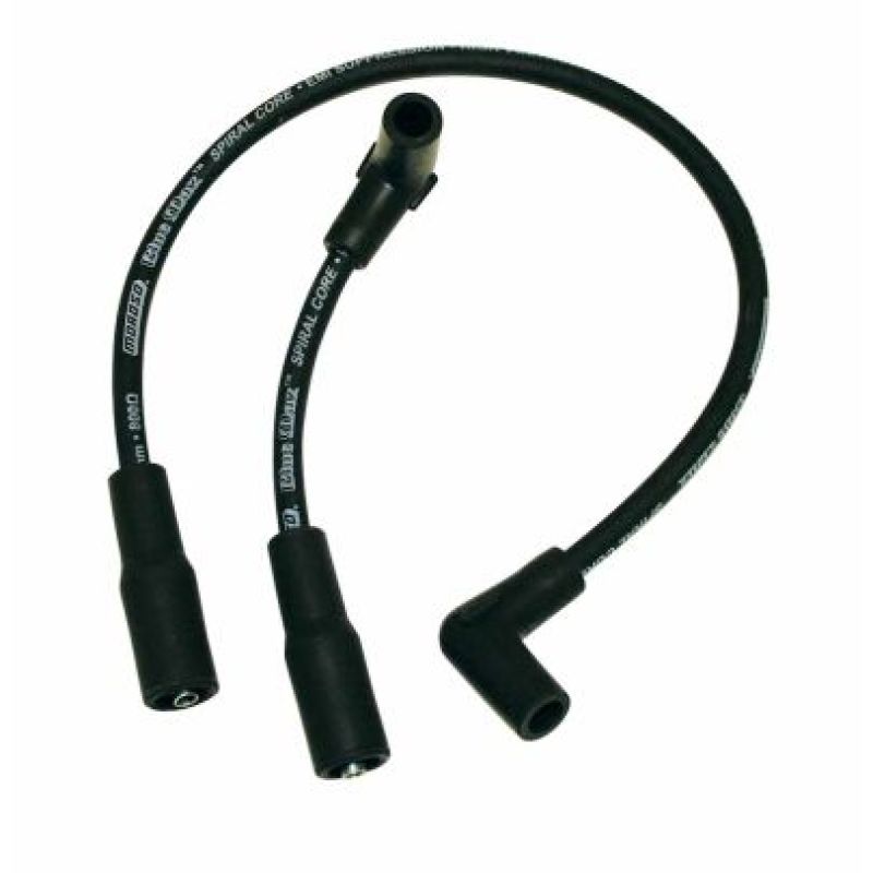 Moroso 00-15 Harley-Davidson FLST/FXST Spiral Core Wire Set - Black Spark Plug Wire Sets Moroso