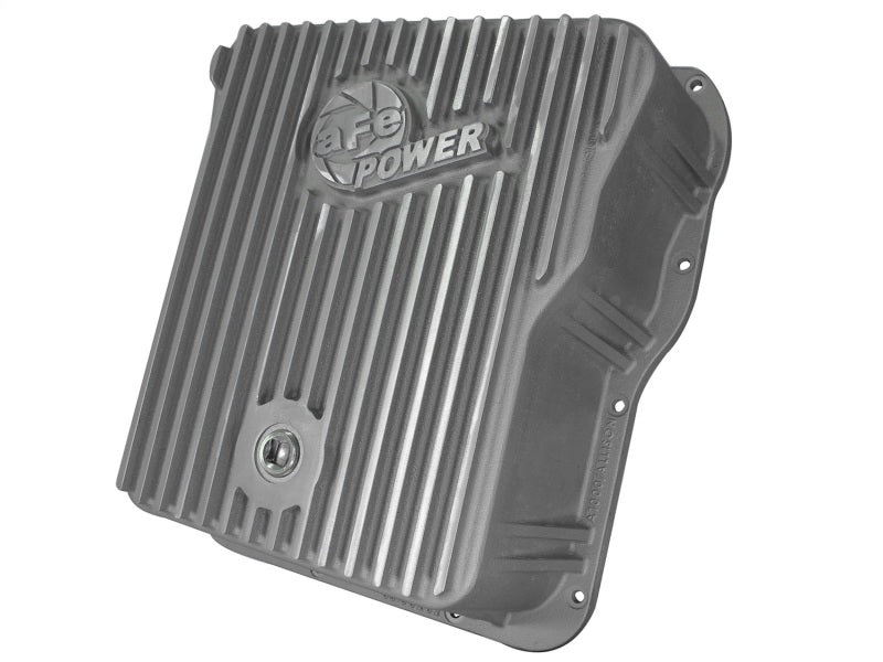 aFe Transmission Pan Cover (Raw); GM Diesel Trucks 01-14 V8-6.6L (td) Diff Covers aFe
