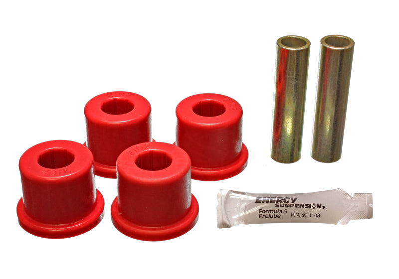 Energy Suspension Frame Shackle Set - Red Bushing Kits Energy Suspension