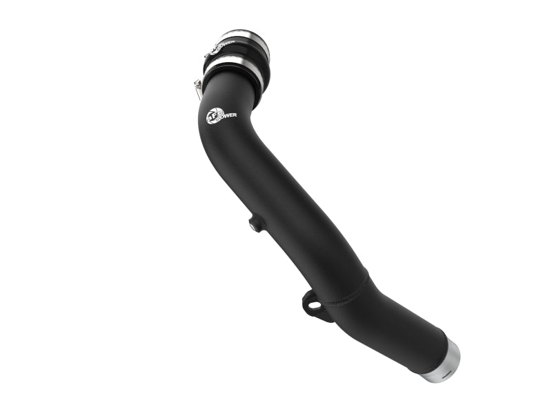 aFe BladeRunner 2-1/2 IN Aluminum Hot Charge Pipe Black 22-23 Subaru WRX H4-2.4L (t) Intercoolers aFe