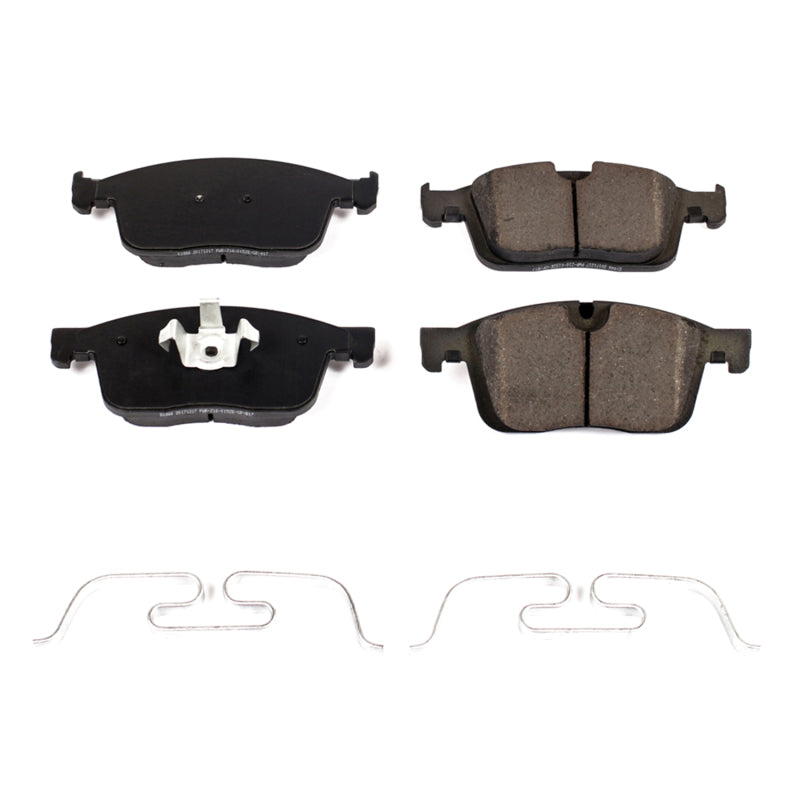 Power Stop 16-17 Volvo XC60 Front Z17 Evolution Ceramic Brake Pads w/Hardware Brake Pads - OE PowerStop