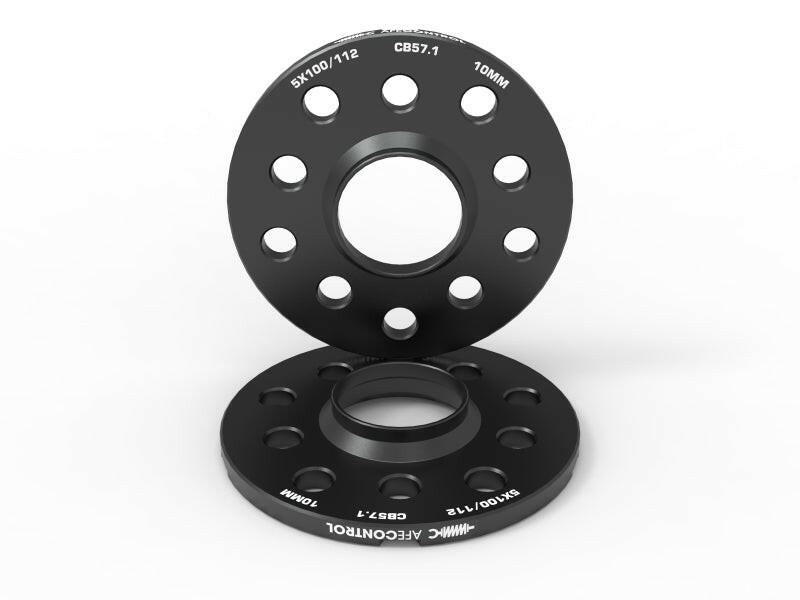 aFe CONTROL Billet Aluminum Wheel Spacers 5x100/112 CB57.1 10mm - Volkswagen/Audi Wheel Spacers & Adapters aFe
