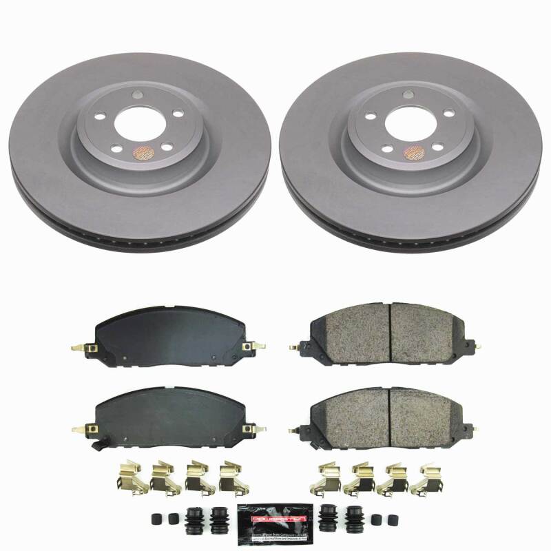 Power Stop 20-25 Ford Explorer Front Z23 Coated Brake Kit Brake Kits - Performance D&S PowerStop