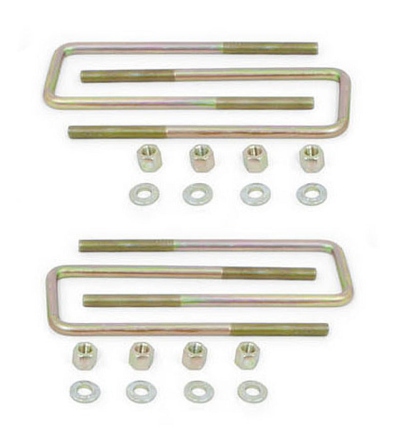 MaxTrac Rear U-Bolts for 3in/4in Lift Blocks - 12.50in x 2.625in x 9/16in - Set of 4 Leaf Springs & Accessories Maxtrac