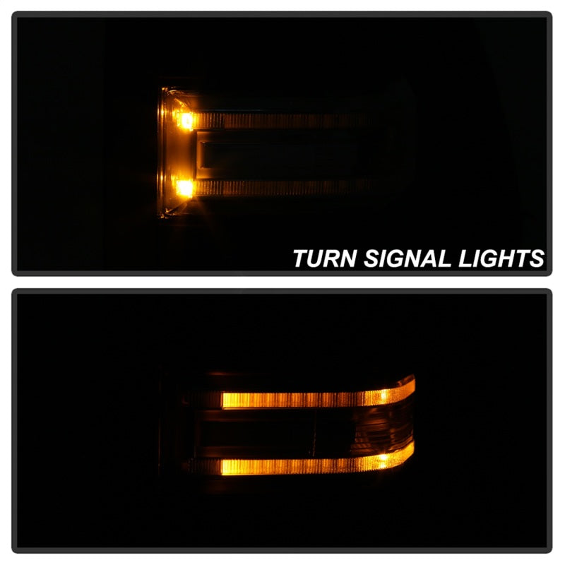 xTune 15-17 Ford F-150 Heated LED Telescoping Pwr Mirrors - Clr (Pair) (MIR-FF15015S-G4-PWH-CL-SET) Side Mirrors SPYDER