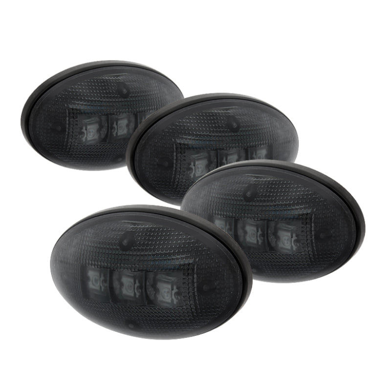 xTune Ford Superduty F250-F550 99-10 Dually Fender LED Side Fender Lights Smoke ACC-LED-FDSD99-SL-SM Sidemarkers & Indicators SPYDER