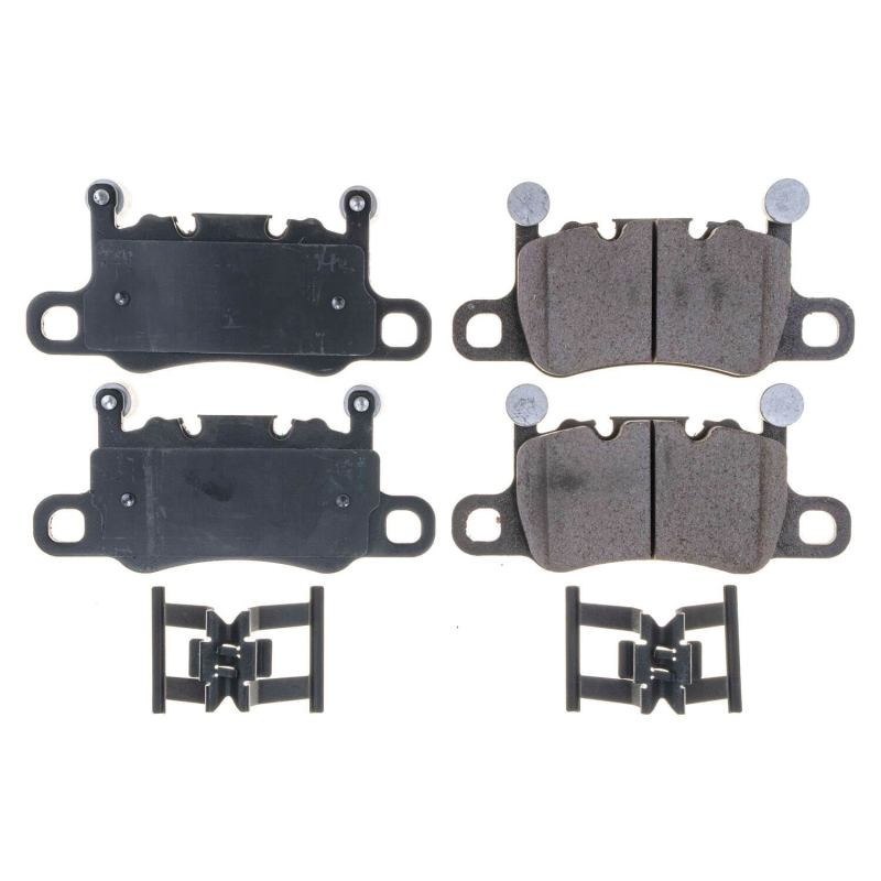 Power Stop 17-19 Porsche Panamera Rear Z17 Evo Ceramic Pad w/Hardware Brake Pads - OE PowerStop