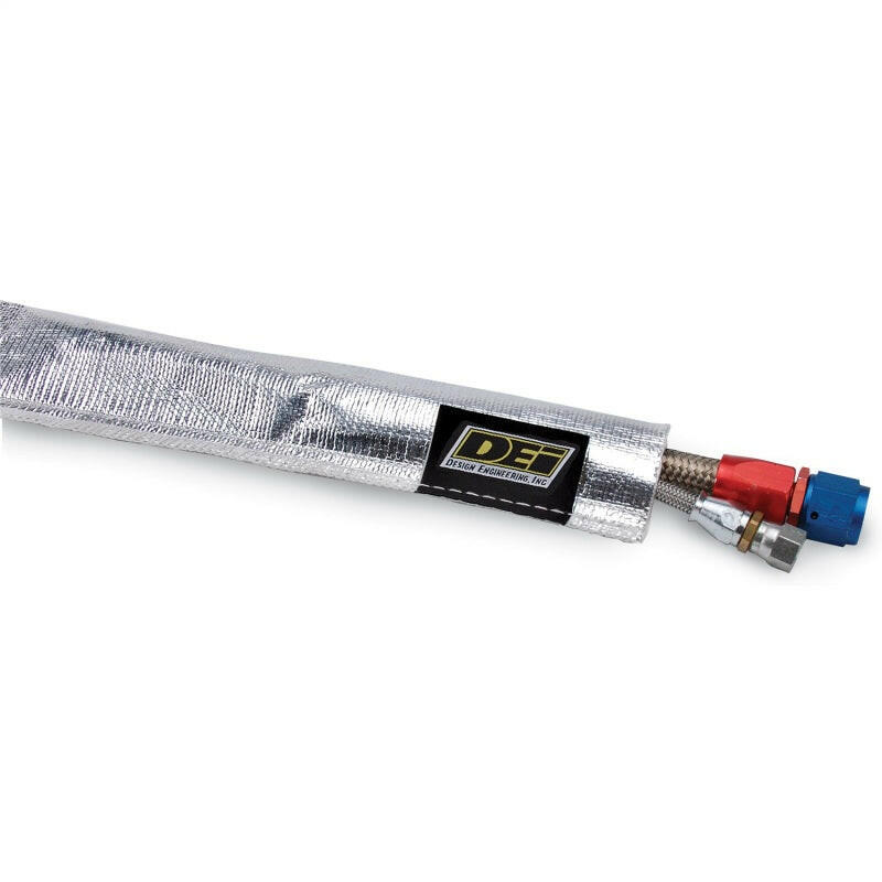 DEI Heat Sheath 1-1/4in I.D. x 3ft - Aluminized Sleeving - Sewn Edge Thermal Sleeves DEI
