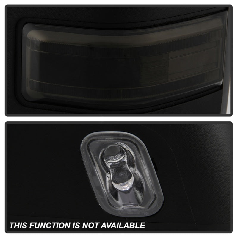 xTune 99-07 Ford Super Duty Heated LED Signal Power Mirrors - Smk (Pair) (MIR-FDSD99S-G4-PW-SM-SET) Side Mirrors SPYDER