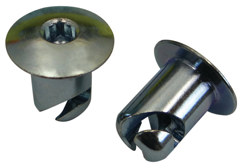Moroso Quick Fastener - Oval Head - 7/16in x .450in - Steel - 10 Pack Fittings Moroso