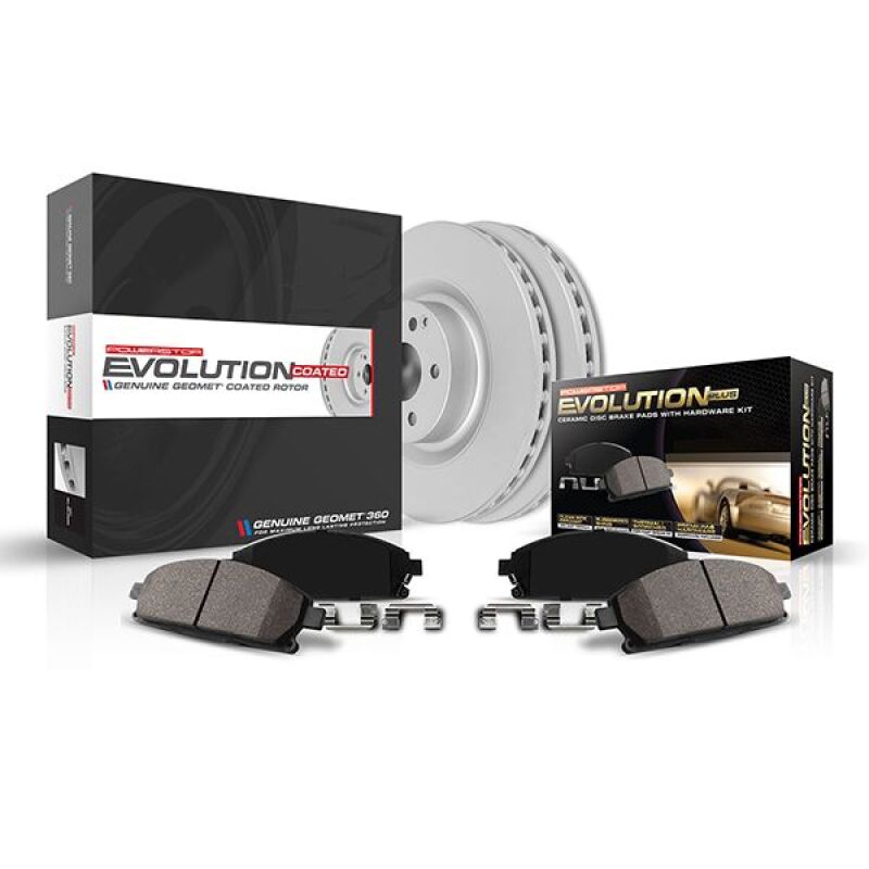 PowerStop 21-24 Ford Bronco Geomet Z17 Evolution Coated Brake Rotor Kit Brake Kits - Performance Blank PowerStop