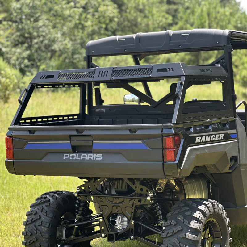 Seizmik 15-24 Can-Am HD7-10 Defender/Polaris 570-1000 Ranger XP/Crew Bed Rack Half Height Cargo Organization Seizmik