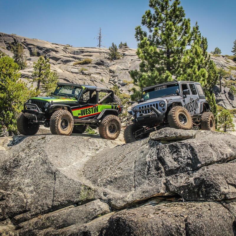 Westin/Snyper 07-17 Jeep Wrangler Tube Fenders - Rear - Textured Black Fenders Westin