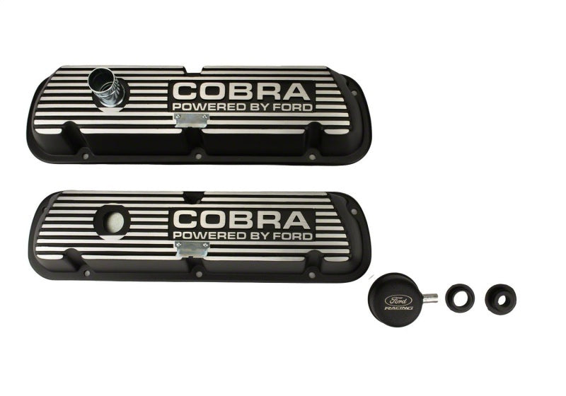 Ford Racing Black Satin Valve Cover Cobra Valve Covers Ford Racing