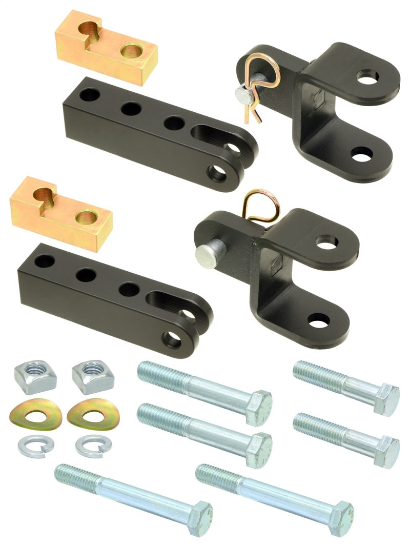 RockJock TL/LJ Tow Bar Mounting Kit Front Bolt-On w/ Mounting Hardware Fits OEM & Most Bumpers Tow Bars RockJock