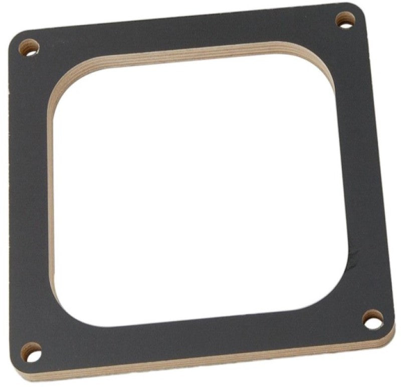 Moroso 4500 Carburetor Spacer - Open Plenum - 1/2in - Wood Hardware - Singles Moroso