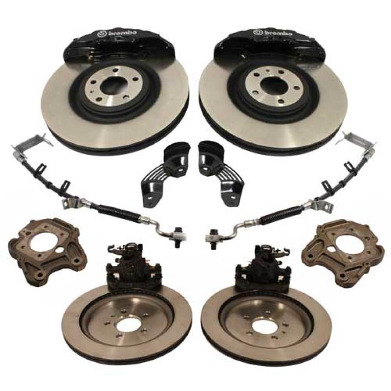 Ford Racing 2005-2014 Mustang Six Piston 15-inch Brake Upgrade Kit Big Brake Kits Ford Racing