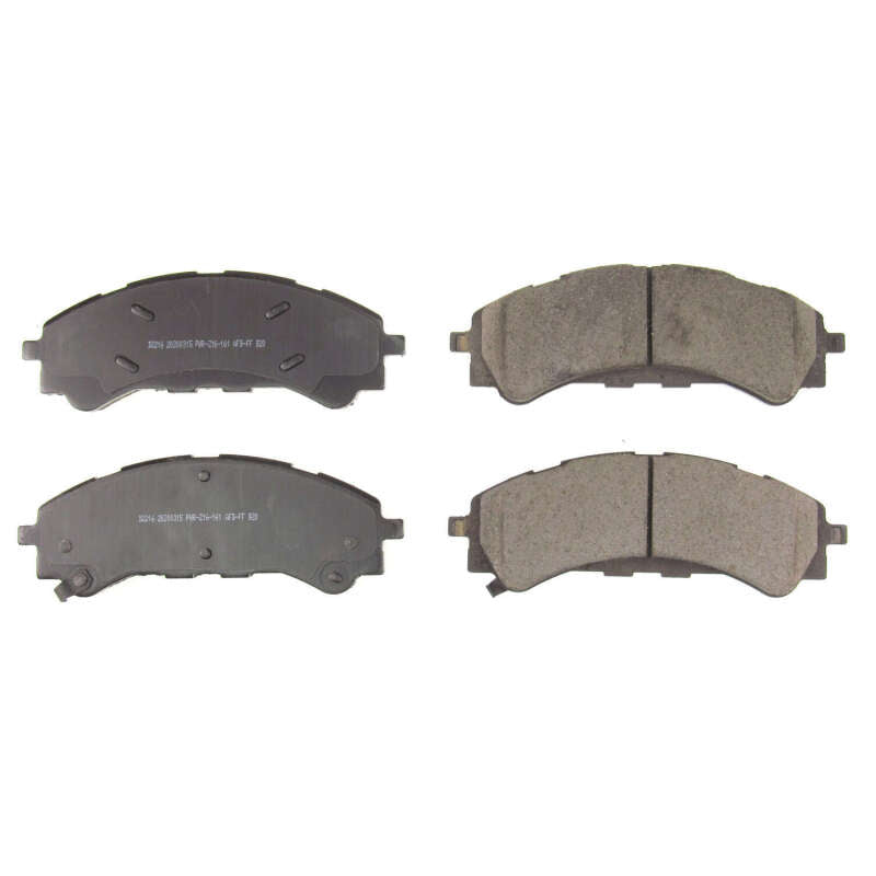 Power Stop 2019 Ford Ranger Front Z16 Evolution Ceramic Brake Pads Brake Pads - OE PowerStop